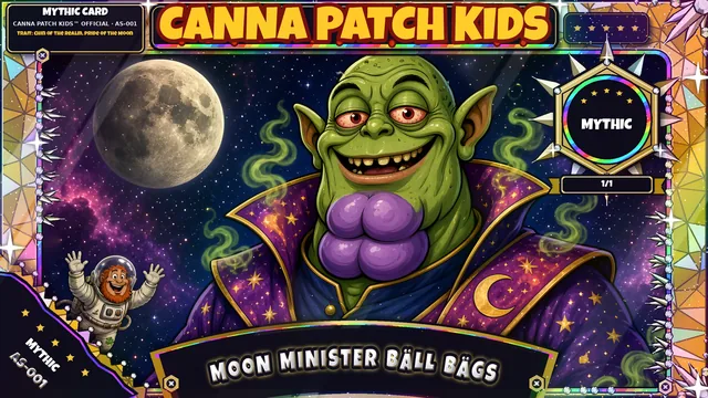 Moon Minister Bäll Bägs — AS-001, Mythic · one of one