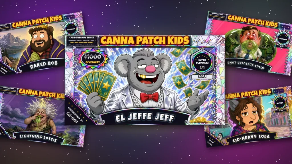 Canna Patch Kids REBOOTED — EL JEFFE JEFF with BAKED BOB, Snot Colossus Colin, Lightning Lottie and Lid-Heavy Lola